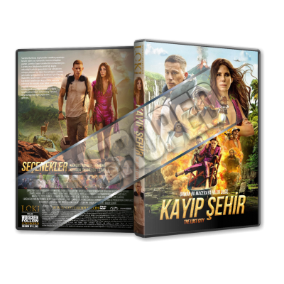 Kayıp Şehir - The Lost City - 2022 Türkçe Dvd Cover Tasarımı V2